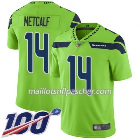Maillot Seattle Seahawks D.K. Metcalf 14 Nike Vert 100th - Homme